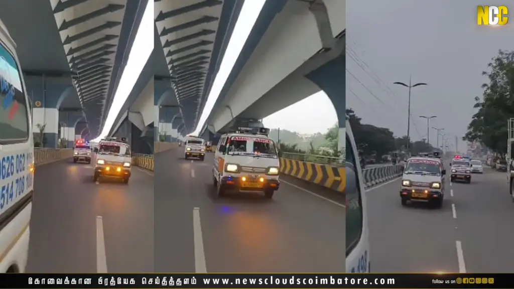 Coimbatore ambulance drivers helping Kerala patient