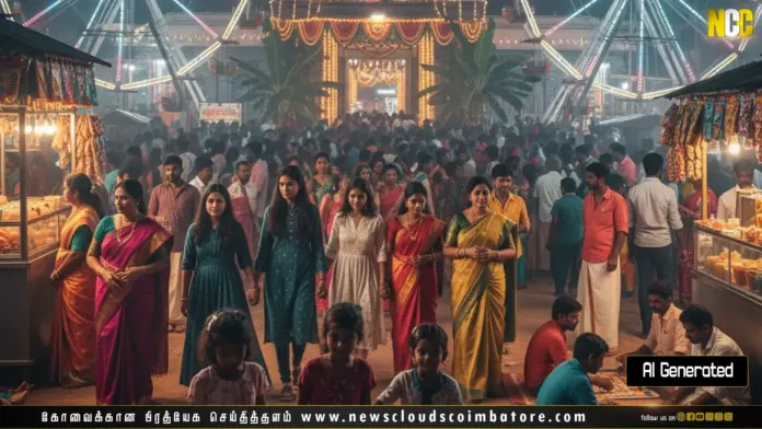 Aravan festival celebrations at Kurichi village near Madukkarai in Coimbatore