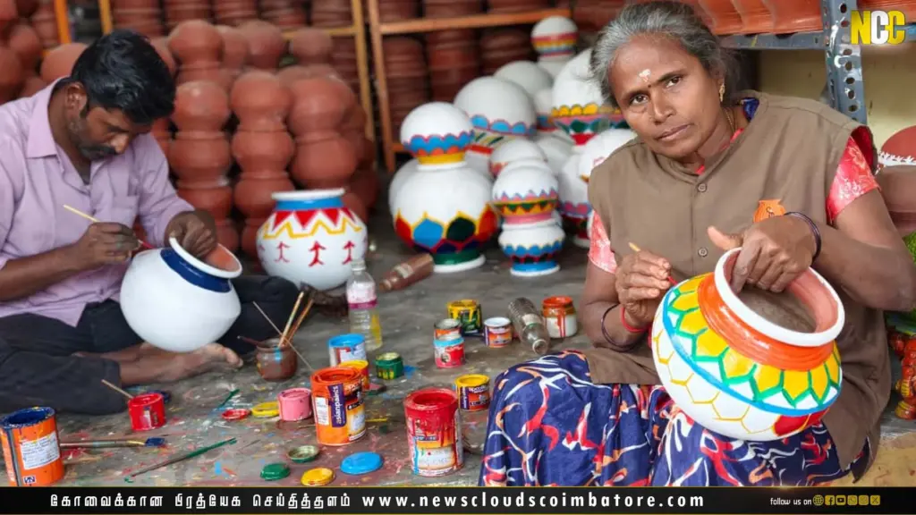 Pongal clay pot making in Coimbatore