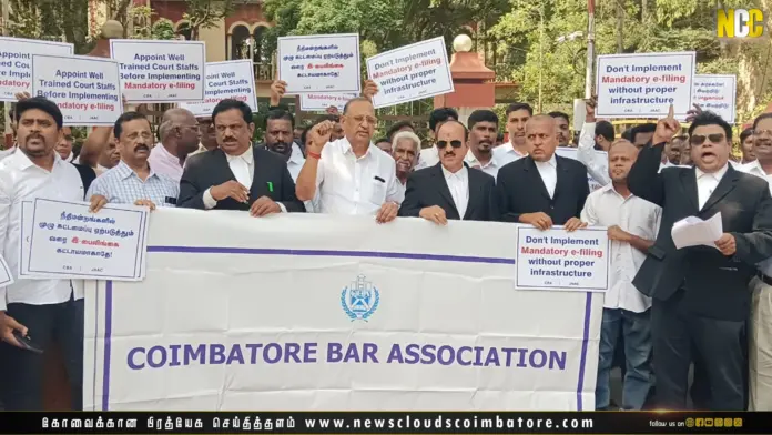 lawyer protest coimbatore