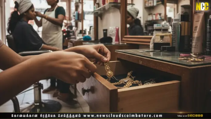 Police arrest woman involved in beauty salon jewellery theft case in Coimbatore
