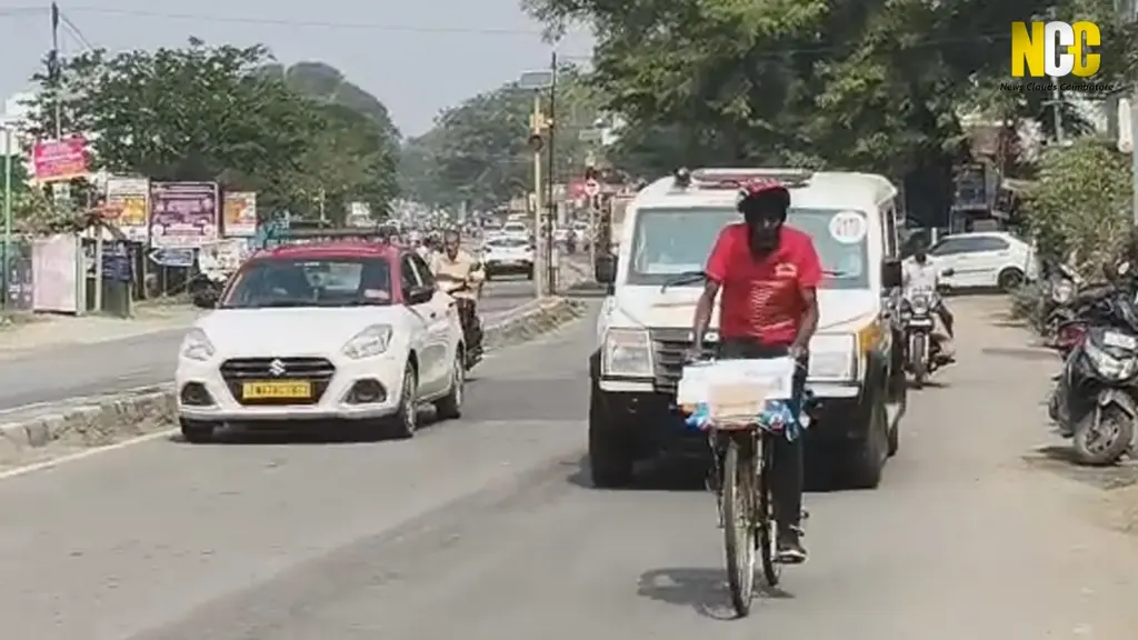 Elderly cyclist world record