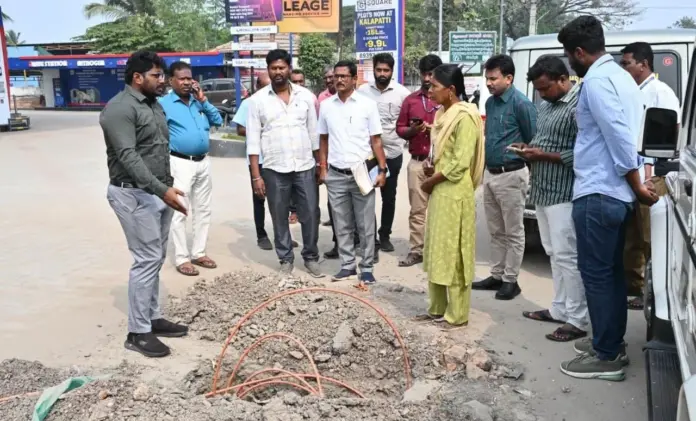 Coimbatore road inspection fine