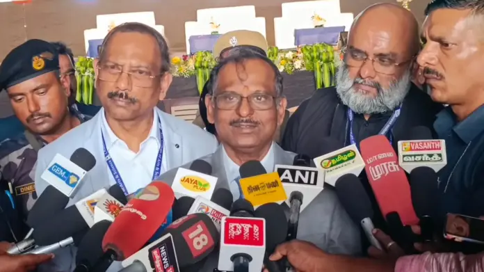 ISRO chief addressing students