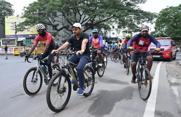 Voters day cycle rally