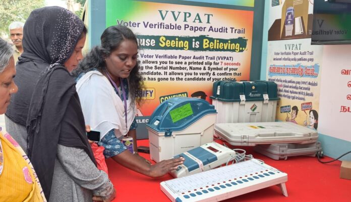 EVM voting awareness demo