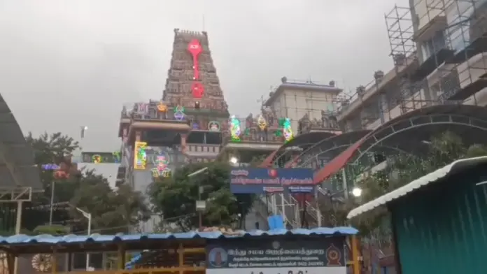 Police inspection at Marudamalai