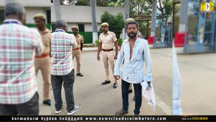 Man Enters Coimbatore Police Office With Petrol Bottle
