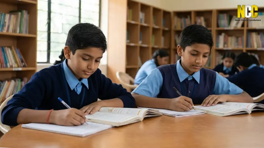libarary image boy reading