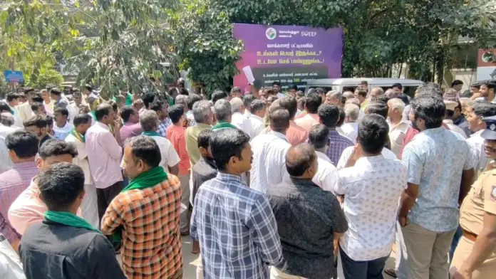 broiler farmers protest Coimbatore