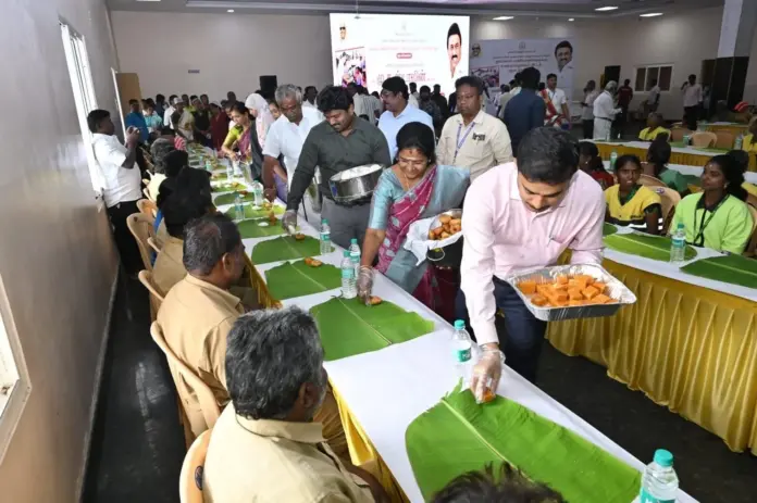 sanitation workers food distribution
