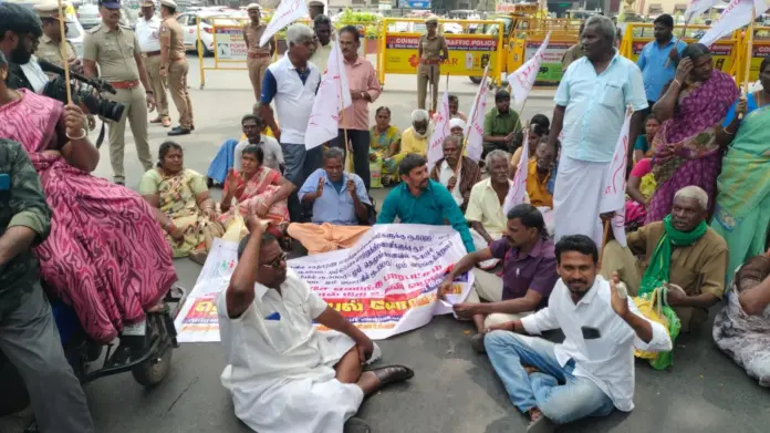 Disabled people protest