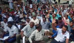 Revenue staff protest