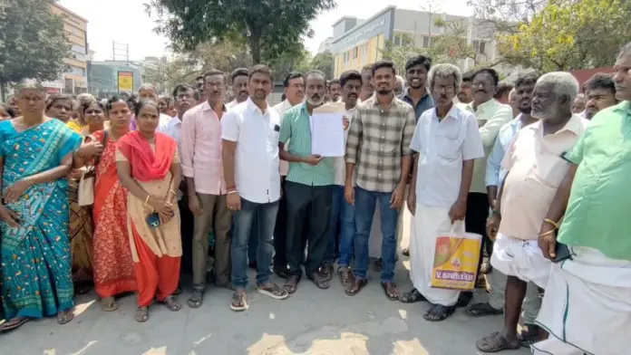 Annur residents pollution protest