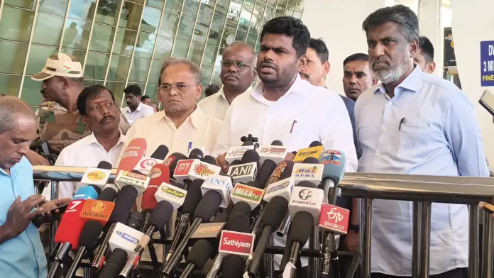 annamalai press meet today