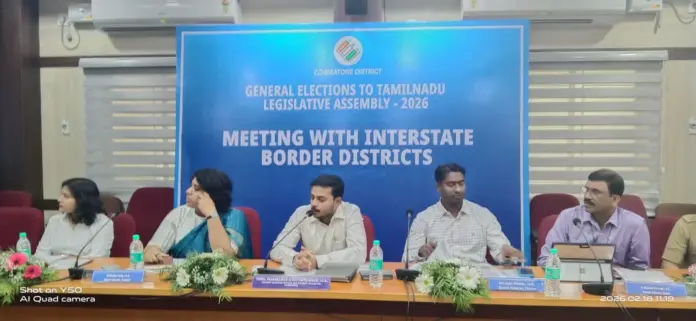 Election security meeting Coimbatore