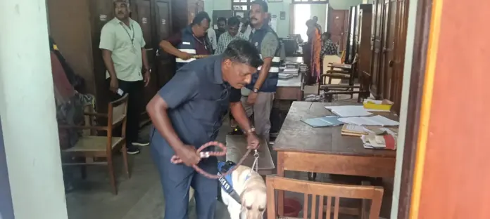 Bomb threat search Coimbatore court