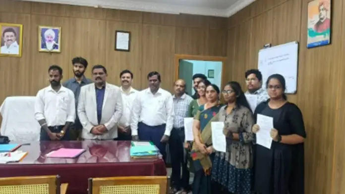 Bharathiar University employment camp students