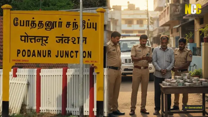 Online lottery arrest Coimbatore