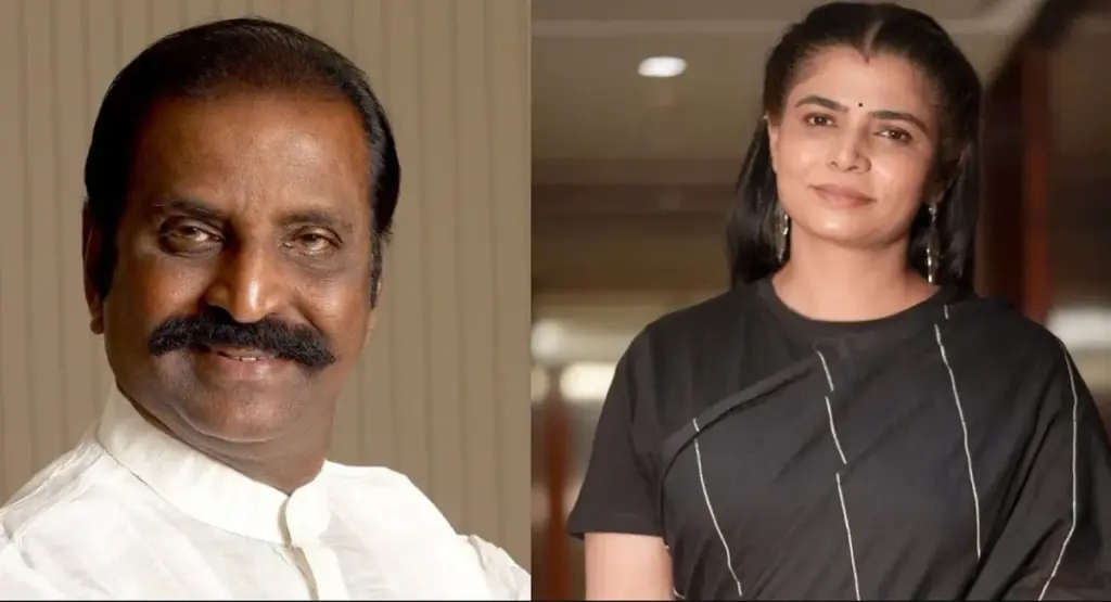 Chinamyi post against vairamuthu