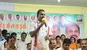 SP Velumani challenge to DMK