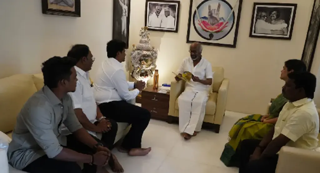 DMK Mla Meet Rajinikanth