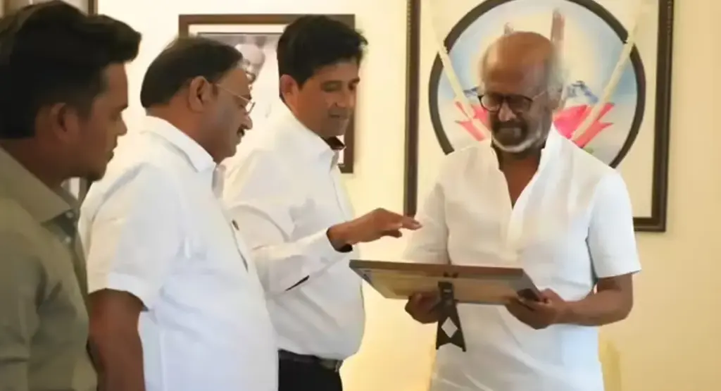 DMK Mla Meets Rajini