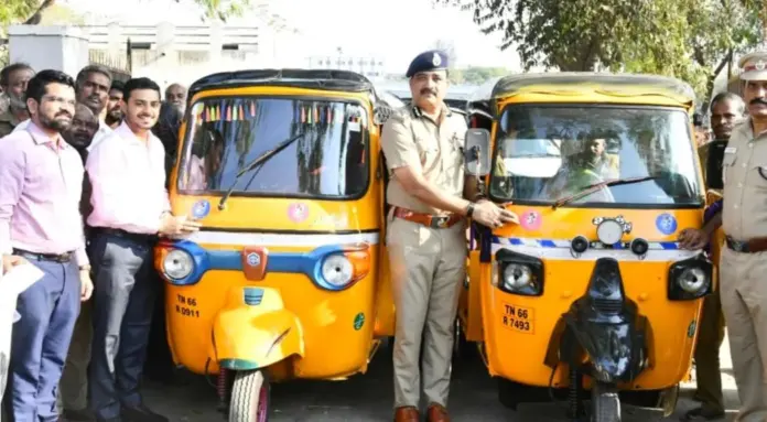 Coimbatore voter turnout auto campaign