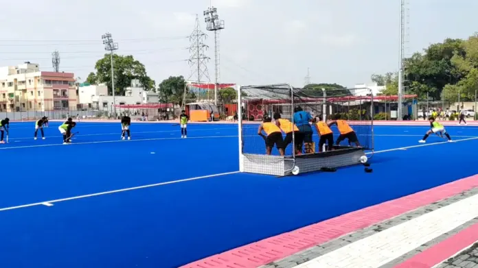 junior hockey match coimbatore