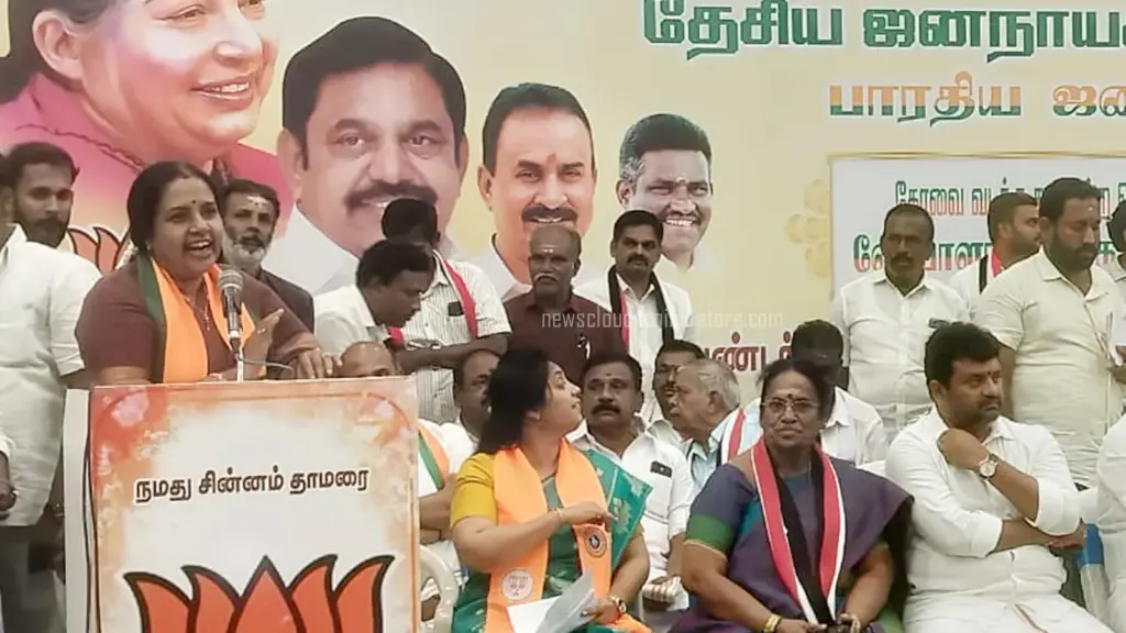 SP Velumani supports Vanathi