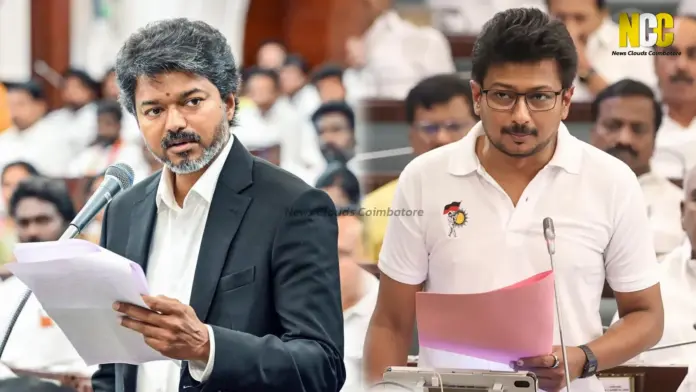 Vijay criticises Udhayanidhi and DMK