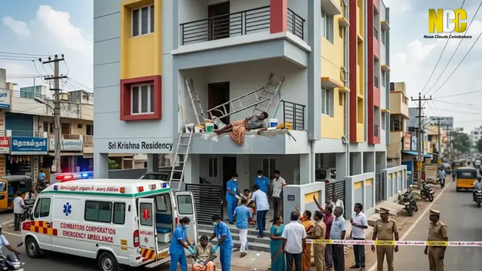 Painter Fall Accident Coimbatore