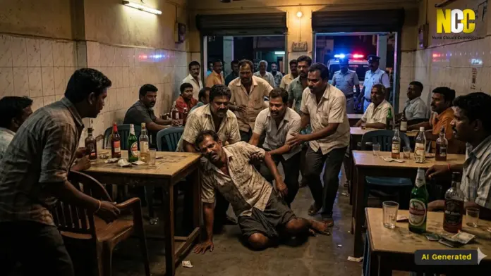 Worker dies after collapsing at TASMAC bar