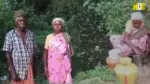 Tribal people drinking unsafe water forest area