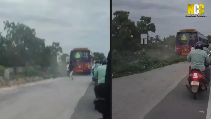 Coimbatore bus brake failure rescue driver saves passengers