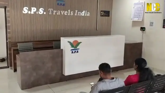 Woman protest over missing luggage in Coimbatore