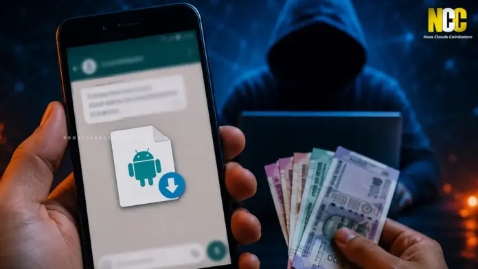 Cyber fraud through APK link