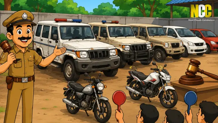 Coimbatore police vehicle auction