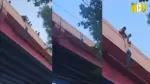 Youth rescued from Ramanathapuram Flyover in Coimbatore