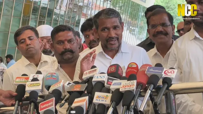 Vanniarasu speaks in Coimbatore