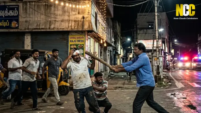 Cook injured in Coimbatore attack