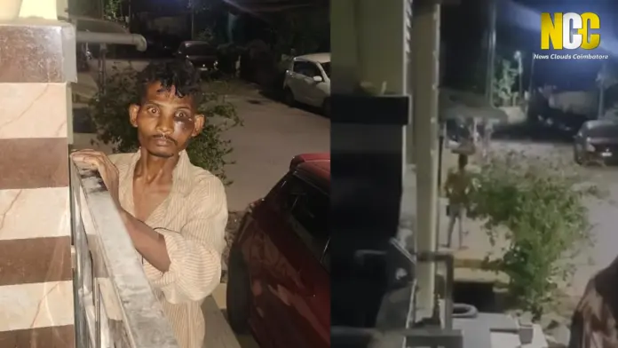CCTV captures midnight intruder Coimbatore
