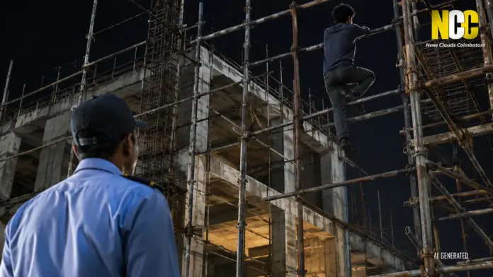 Construction site suicide Coimbatore