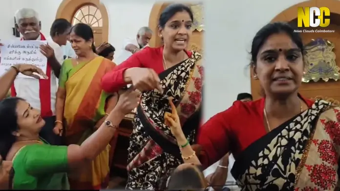 Coimbatore council meeting clash