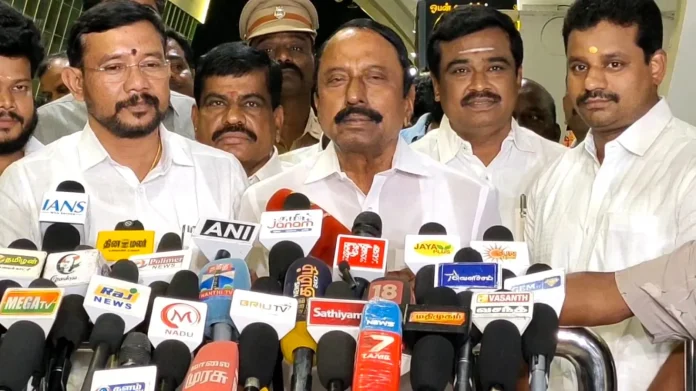Mekedatu Dam Sengottaiyan statement