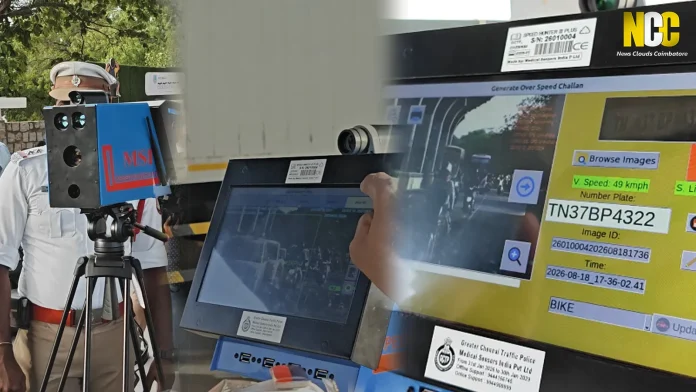 New speed monitoring device helps Coimbatore traffic police detect violations