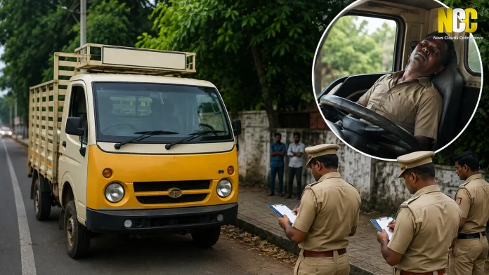 Mini lorry driver found dead in Saravanampatti