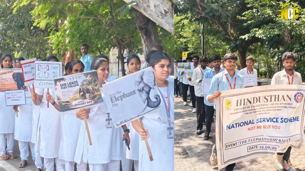 Coimbatore World Elephant Day awareness rally