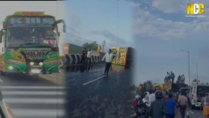 Neelambur bus accident KMS bus