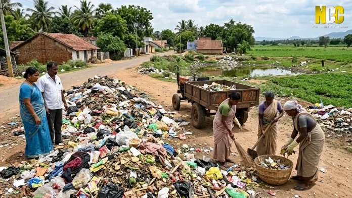 Garbage disposal problem in Coimbatore village